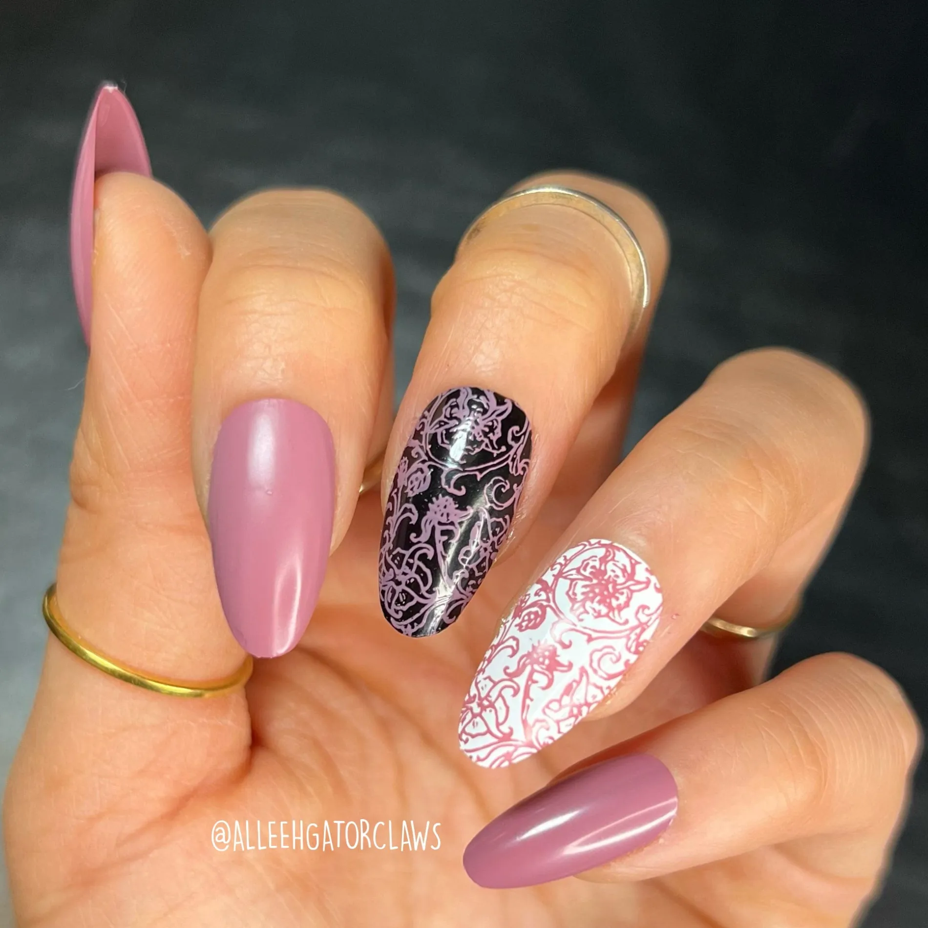Fae (B470) - Cream Pink Stamping Polish