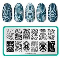 Fashion Forward (M555) - Nail Stamping Plate