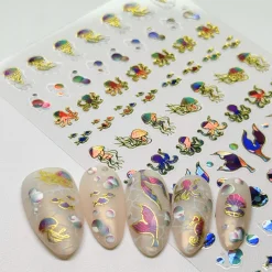 Fin & Friends (MS-107) - Nail Art Sticker
