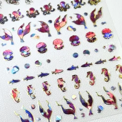 Fin & Friends (MS-107) - Nail Art Sticker