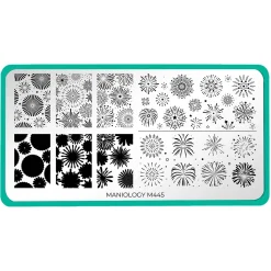 Fireworks Frenzy (M445) - Nail Stamping Plate