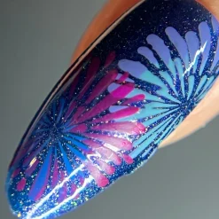 Fireworks Frenzy (M445) - Nail Stamping Plate