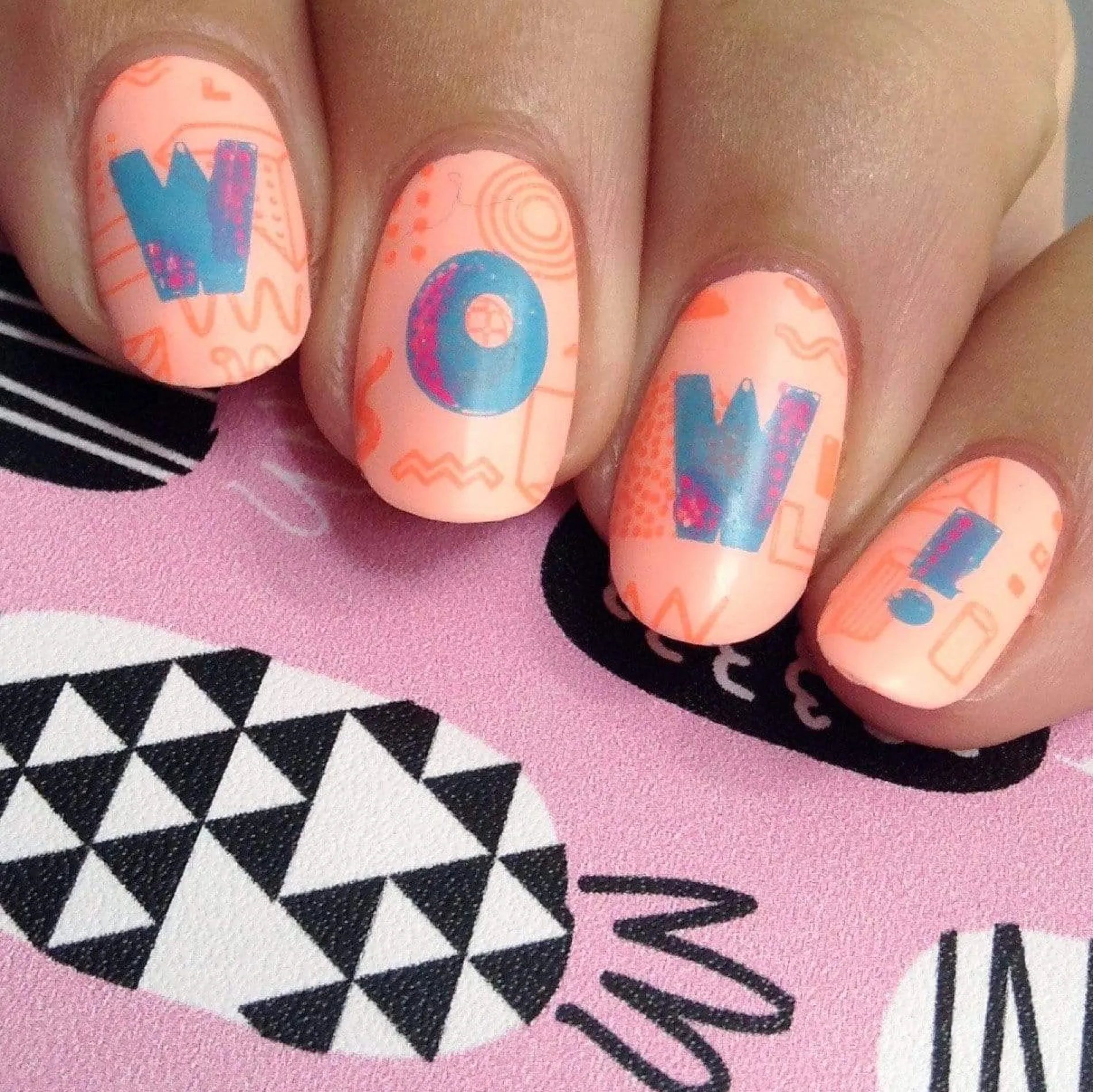 Flashdance (B284) - Pastel Salmon Stamping Polish