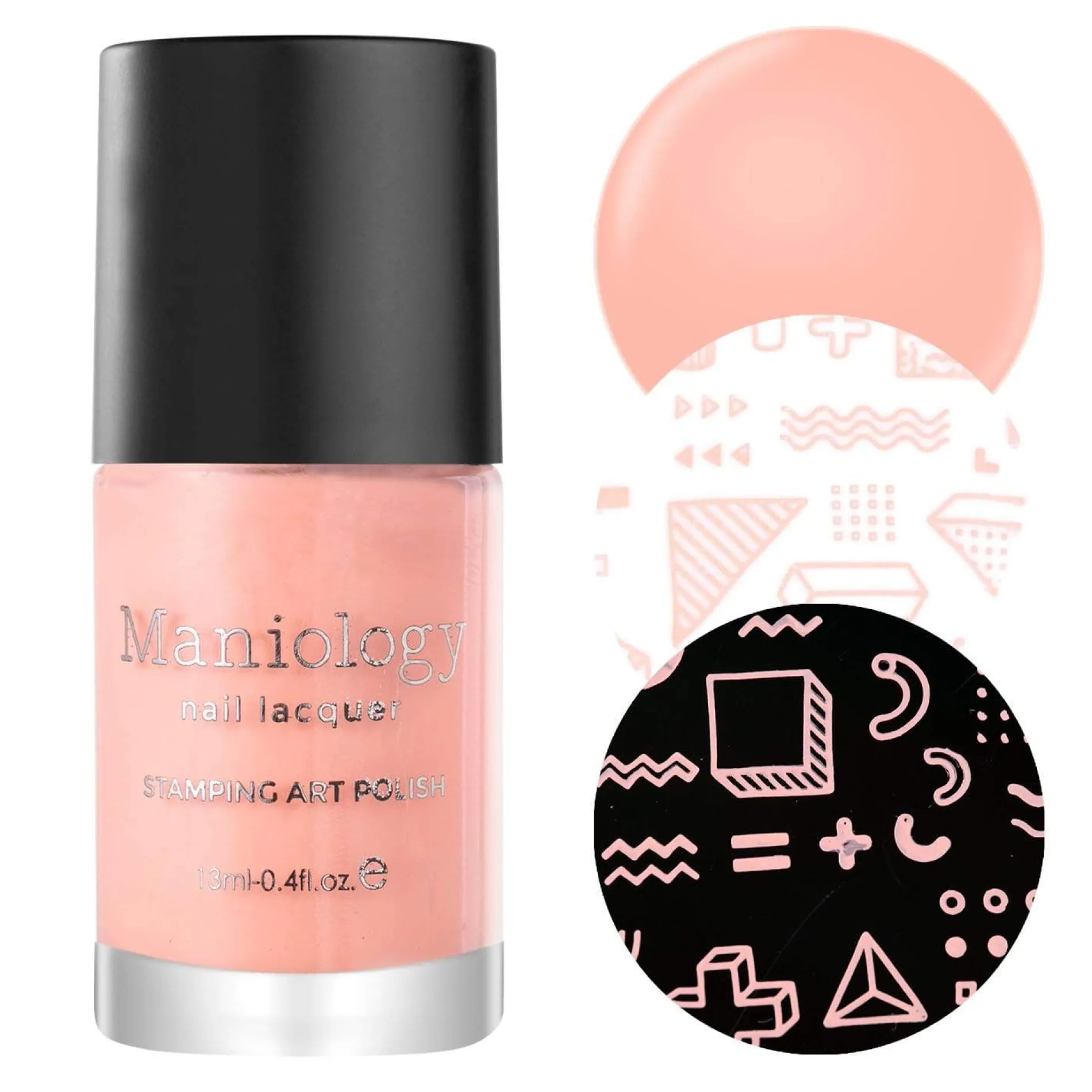 Flashdance (B284) - Pastel Salmon Stamping Polish