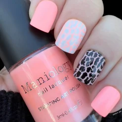 Flashdance (B284) - Pastel Salmon Stamping Polish