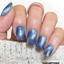 Flower Basket: Morning Glory (P193) - Periwinkle Magnetic Nail Polish