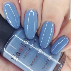 Forager: Cornflower (B417) - Dusty Blue Cream Stamping Polish