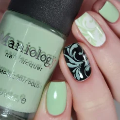 Forager: Pasture (B416) - Pale Mint Green Cream Stamping Polish