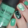 Forager: Rustle (B418) - Light Teal Cream Stamping Polish