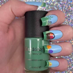 Forager: Rustle (B418) - Light Teal Cream Stamping Polish
