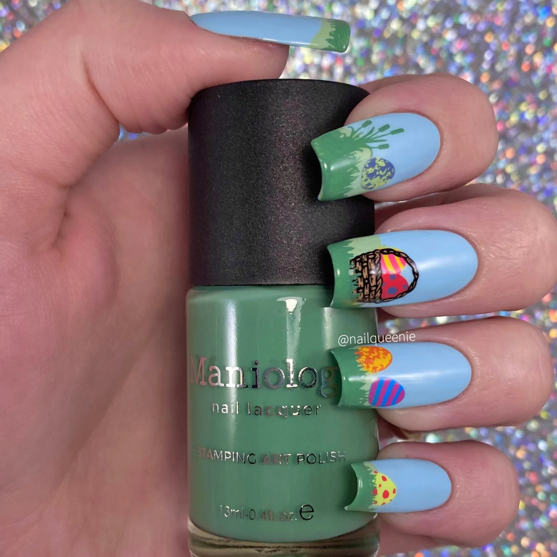 Forager: Rustle (B418) - Light Teal Cream Stamping Polish