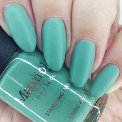 Forager: Rustle (B418) - Light Teal Cream Stamping Polish