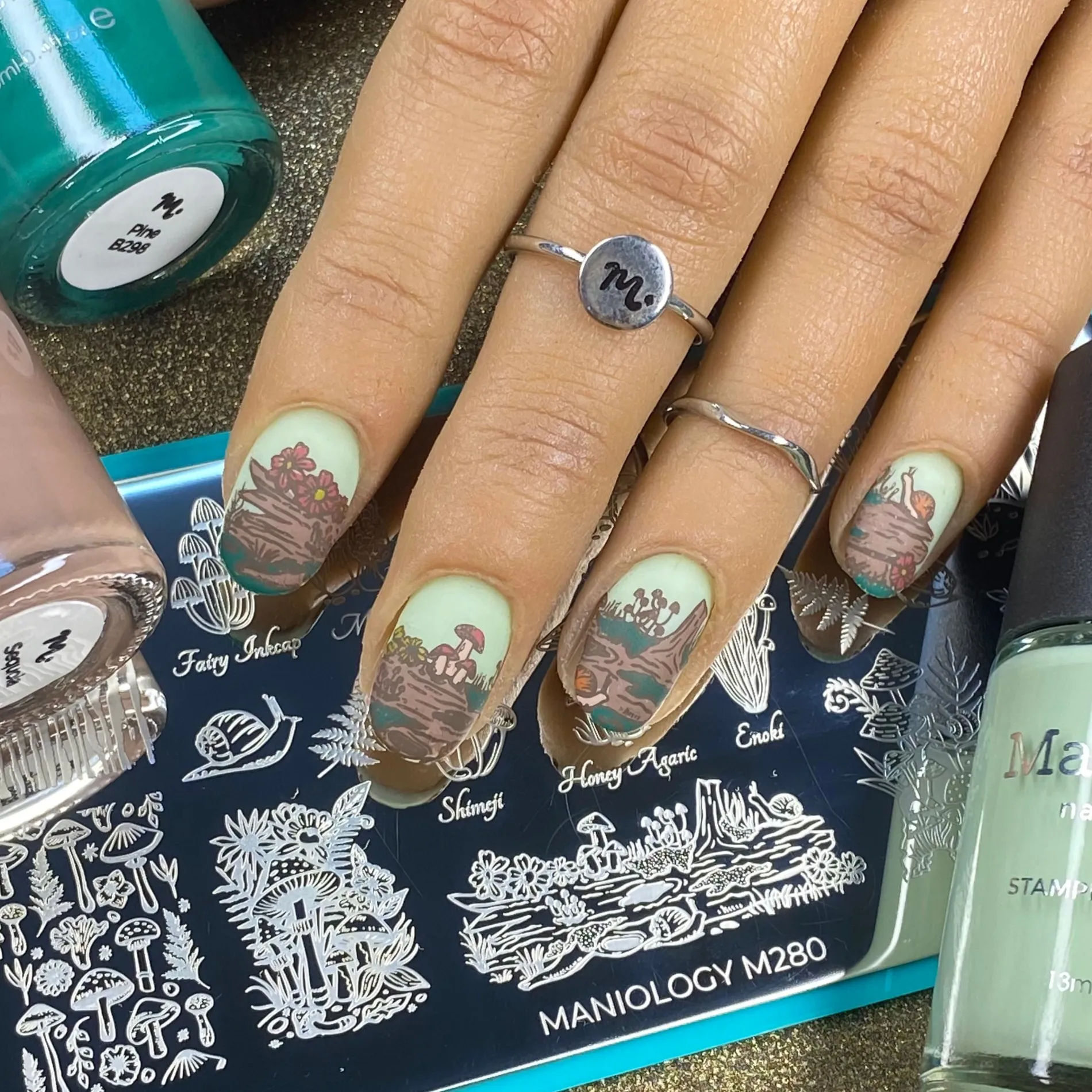 Forest Wonders: Set of 2 Nail Stamping Plates