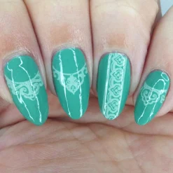 French Ceramic (M289) - Nail Stamping Plate