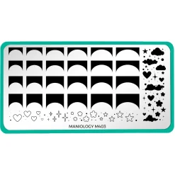 French Cloudscape (M403) - Nail Stamping Plate