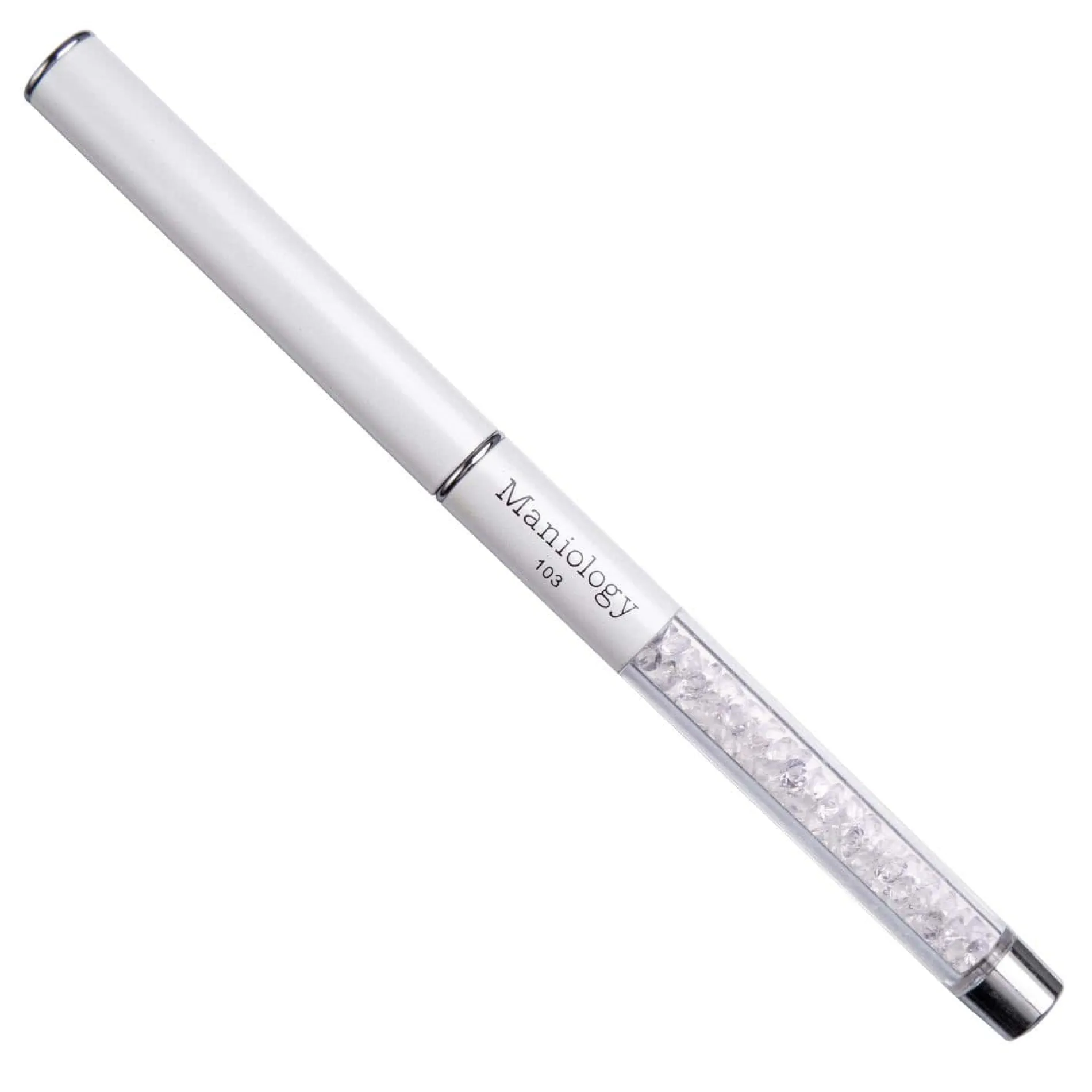 French Flat Tip Brush #103 - Premium Nail Art Manicure Clean Up Brush Line