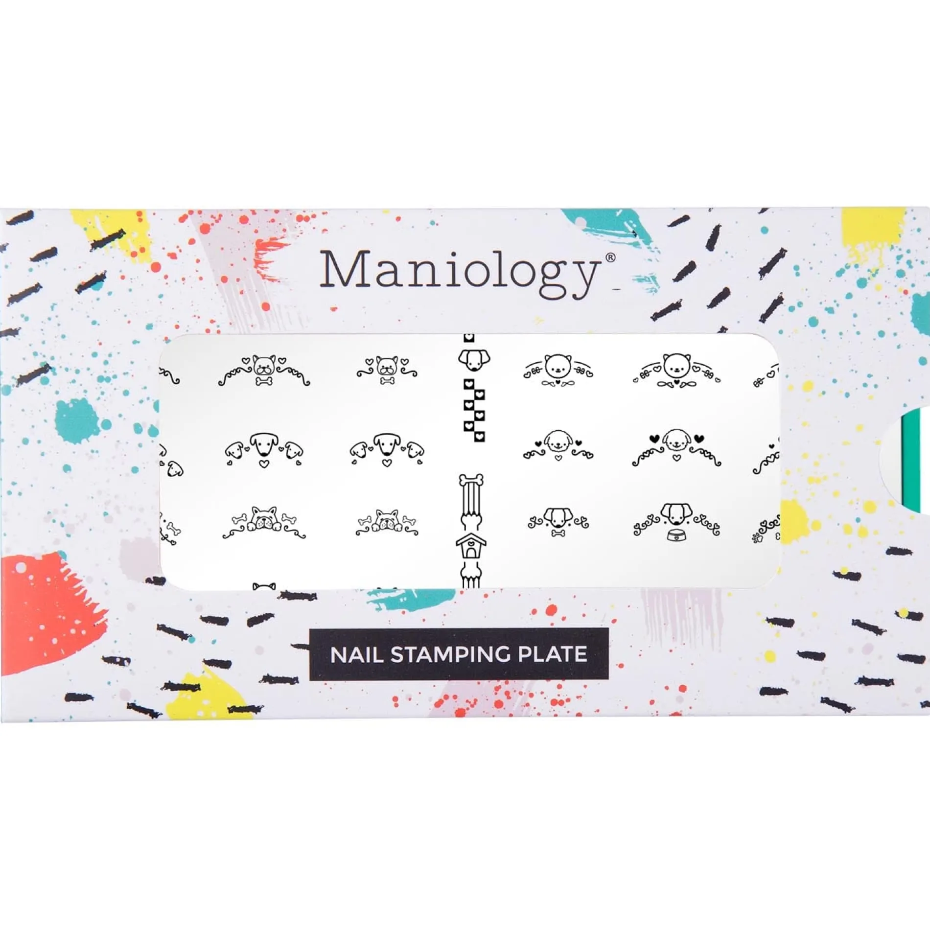 Frenchy Pups (M493) - Nail Stamping Plate