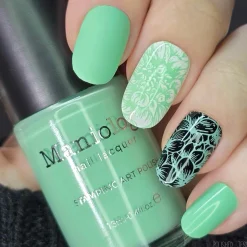 Fresh Start: Bloom (B545) - Green Cream Stamping Polish