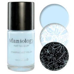 Fresh Start: Renew (B544) - Blue Cream Stamping Polish