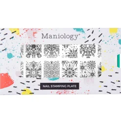 Frosty Snowflakes (M532) - Nail Stamping Plate