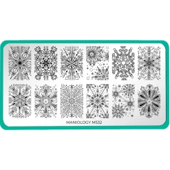 Frosty Snowflakes (M532) - Nail Stamping Plate