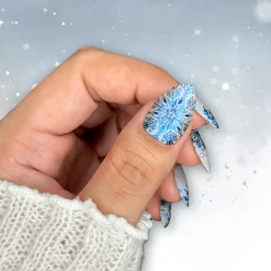 Frosty Snowflakes (M532) - Nail Stamping Plate
