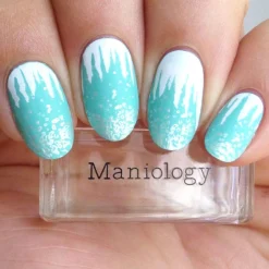 Frozen (B316) Metallic Pearl White Stamping Polish