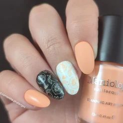 Fruity Cutie: Apricot Kisses (B517) - Orange Cream Stamping Polish