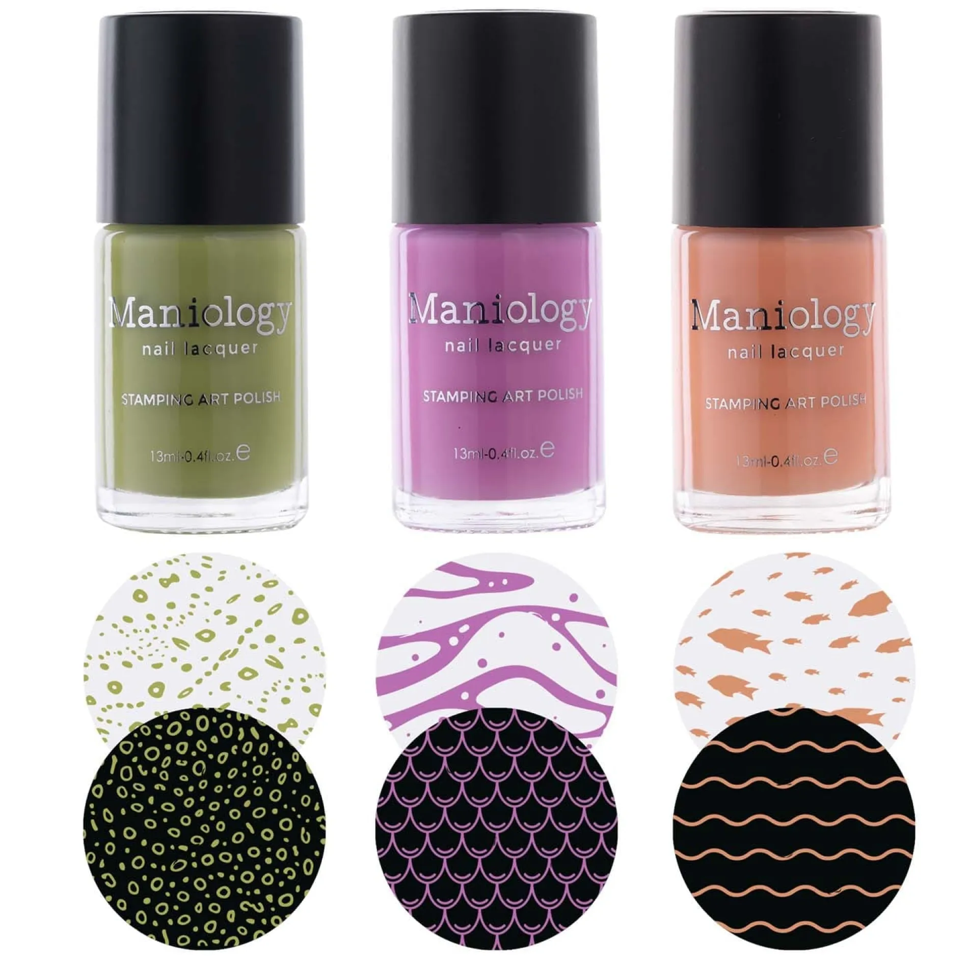 Fruity Cutie: 3-Piece Cream Stamping Polish Set