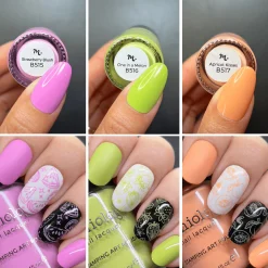 Fruity Cutie: 3-Piece Cream Stamping Polish Set