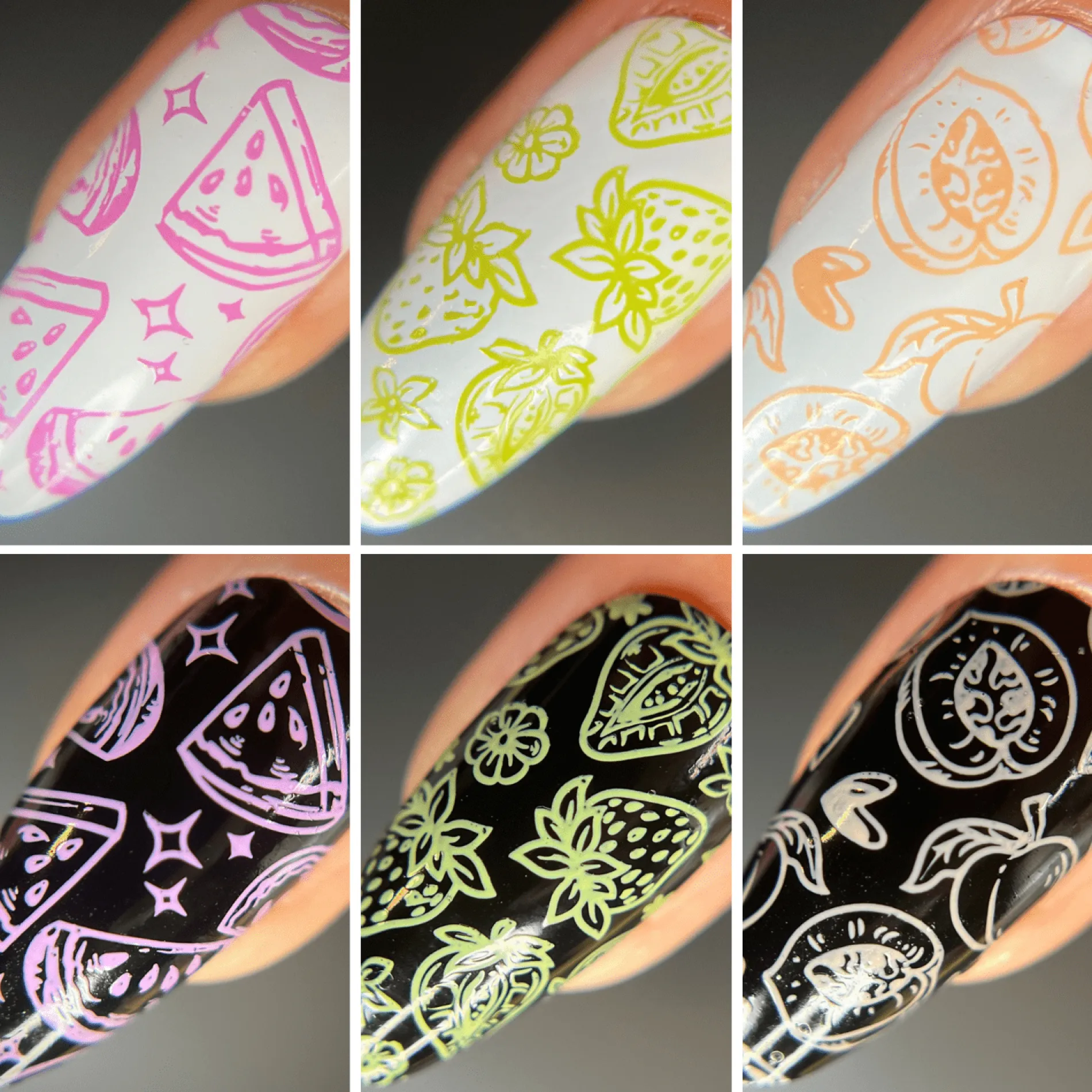 Fruity Cutie: 3-Piece Cream Stamping Polish Set