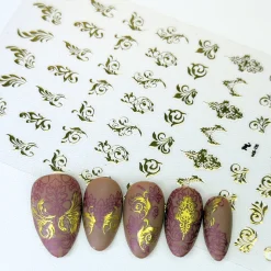 Gilded Details (MS-115) - Nail Art Stickers