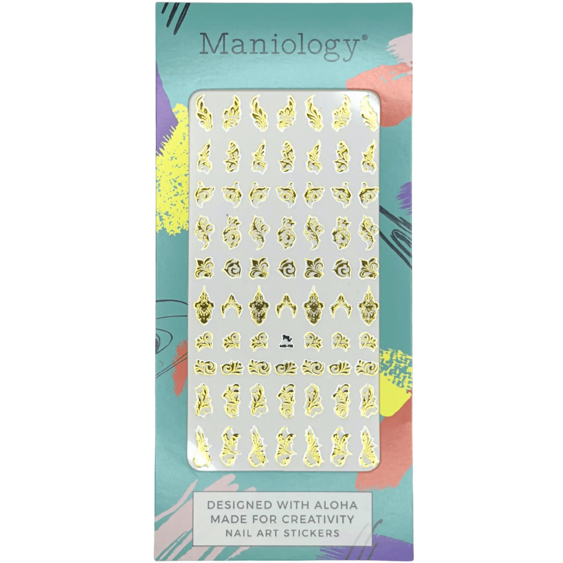 Gilded Details (MS-115) - Nail Art Stickers