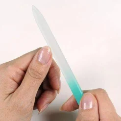 Glass Nail Files w/Protective Sleeves - Set of 2