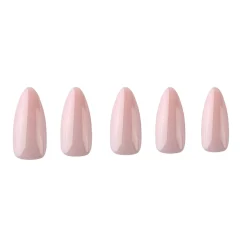 Glazed Nude Press On Nails - Medium Almond