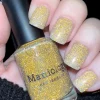 Glitter Bomb: Dazzle (P158) - Gold Reflective Glitter Nail Polish