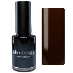 Gloss & Grain: Burnt Umber (P185) - Dark Brown Sheer Tint Nail Polish