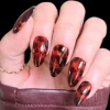 Gloss & Grain: Sienna Glaze (P187) - Reddish Brown Sheer Tint Nail Polish