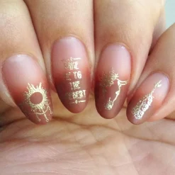 Gold Rush (B333) - Metallic Champagne Gold Stamping Polish