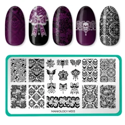 Gothic Halloween (M513-M517) - Set of 5 Nail Stamping Plates