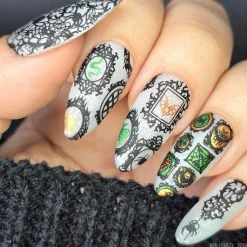 Gothic Halloween (M513-M517) - Set of 5 Nail Stamping Plates