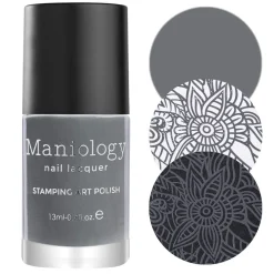 Gray Scale: 3-Piece Gray Stamping Polish Set