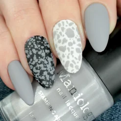 Grey Joy (B181) - Gray Creme Stamping Polish