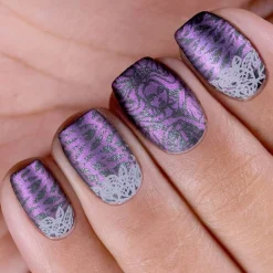 Grimm's Nightfall: Dearest Aurora (B221) - Purple Duochrome Stamping Polish