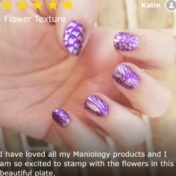 Grow With Love (m179) - Nail Stamping Plate