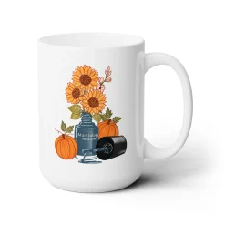 Harvest Bouquet Ceramic Coffee Mug 15oz