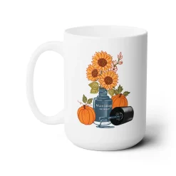 Harvest Bouquet Ceramic Coffee Mug 15oz