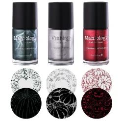 Harvest Hues: 3-Piece Metallic Stamping Polish Set