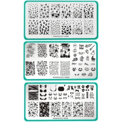 Haunted Nights: Set of 3 Nail Stamping Plates