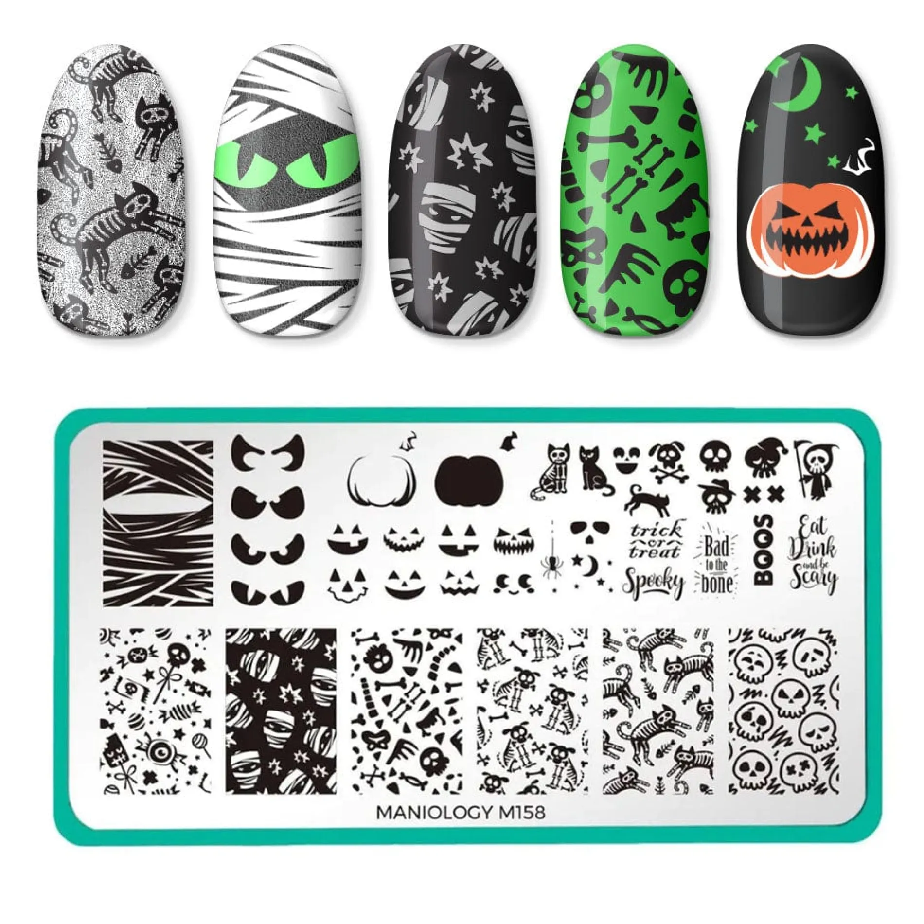 Haunted Nights: Set of 3 Nail Stamping Plates